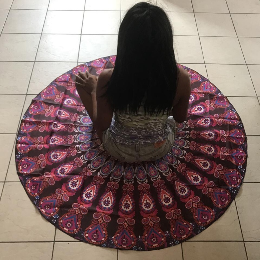Vibrant Mandala floor BEACH 🏝️ Mat